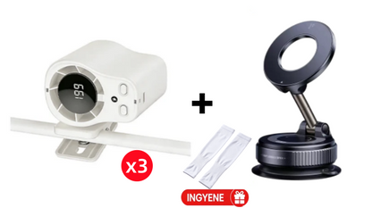 🚗 Enjoy a cool driving experience — Portable LED car fan (with smart display) — Cash on delivery available 💨🌬️
