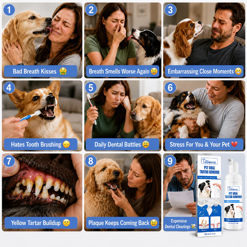 Pet Dental Tartar Care Spray for Dogs & Cats