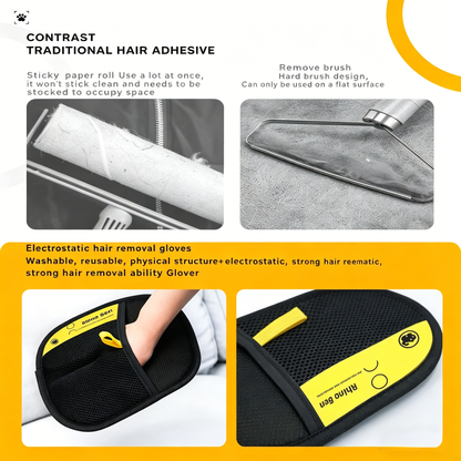 ✨Last Day 50% OFF - Pet hair remover Electrostatic gloves