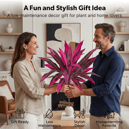 🎁 Last Day 60% OFF - Artificial Boston Fern & Dragon's Blood Tree Plants