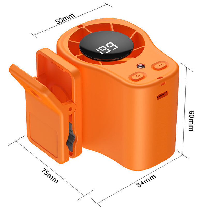 🚗 Enjoy a cool driving experience — Portable LED car fan (with smart display) — Cash on delivery available 💨🌬️