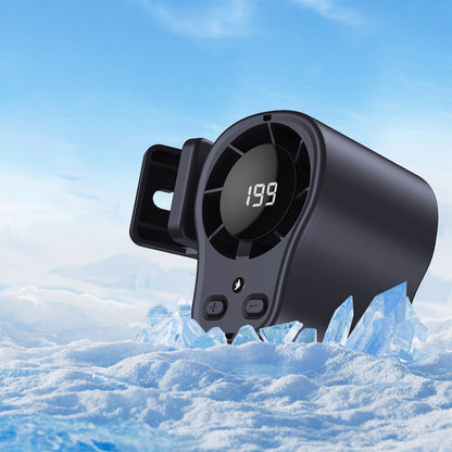 🚗 Enjoy a cool driving experience — Portable LED car fan (with smart display) — Cash on delivery available 💨🌬️
